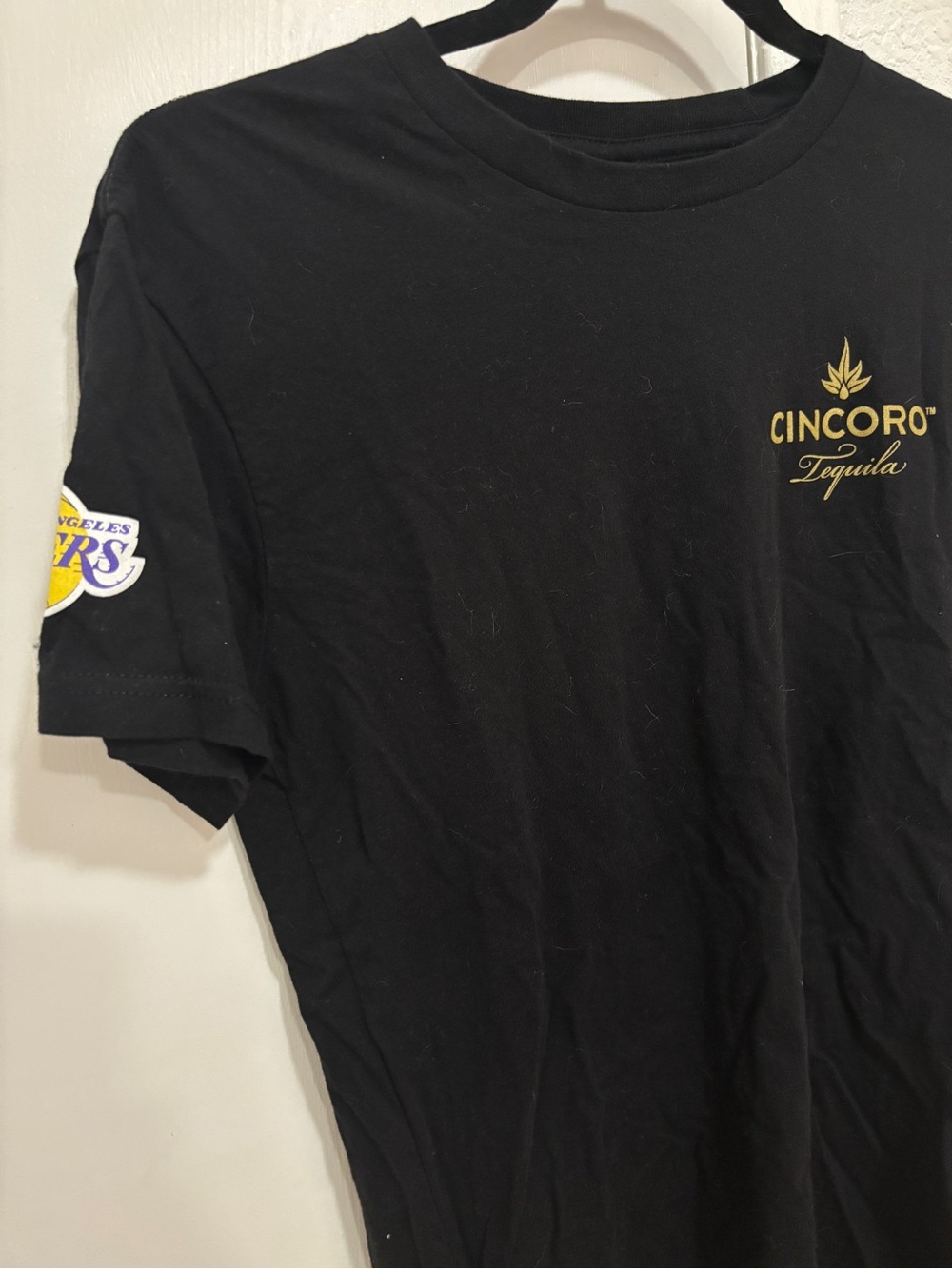 Rare limited edition Men's Black L.A. Lakers cincoro T-Shirt small Los Angeles
